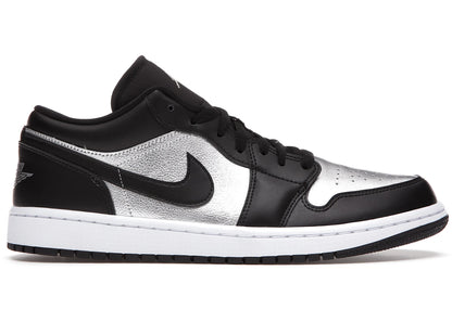 Jordan 1 Low Se Black Metallic Silver (Women'S)