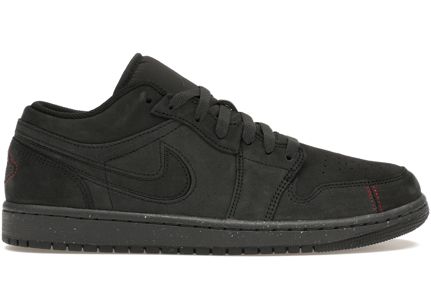 Jordan 1 Low Se Craft Dark Smoke Grey Varsity Red