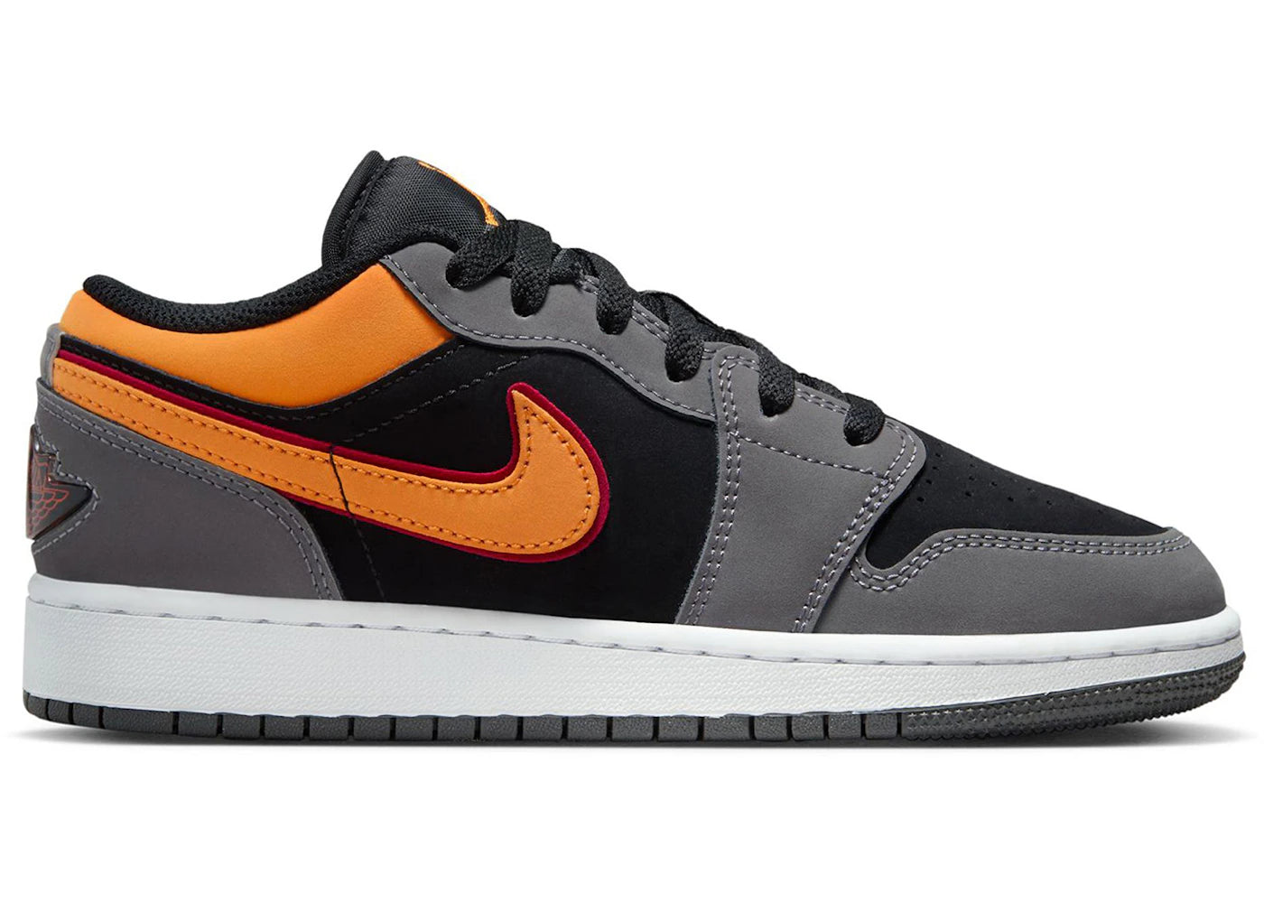 Jordan 1 Low Se Light Graphite Vivid Orange (Gs)