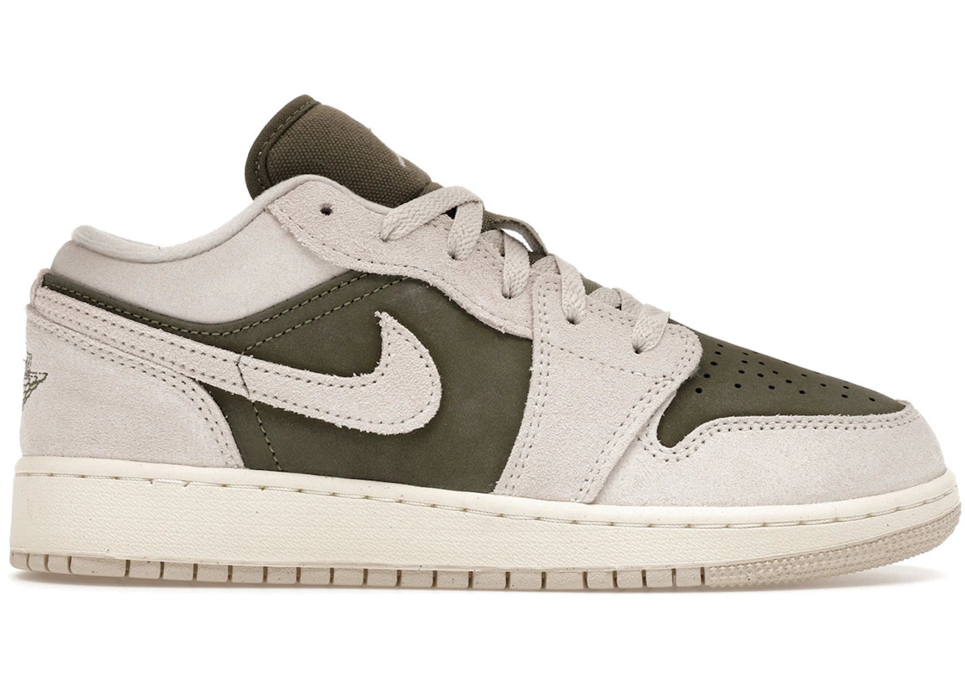 Jordan 1 Low Se Medium Olive Sail (Gs)