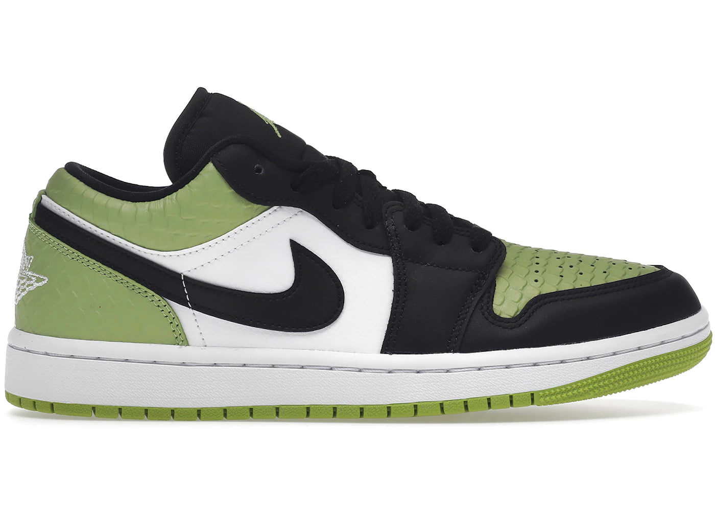 Jordan 1 Low Snakeskin Vivid Green (Women'S)