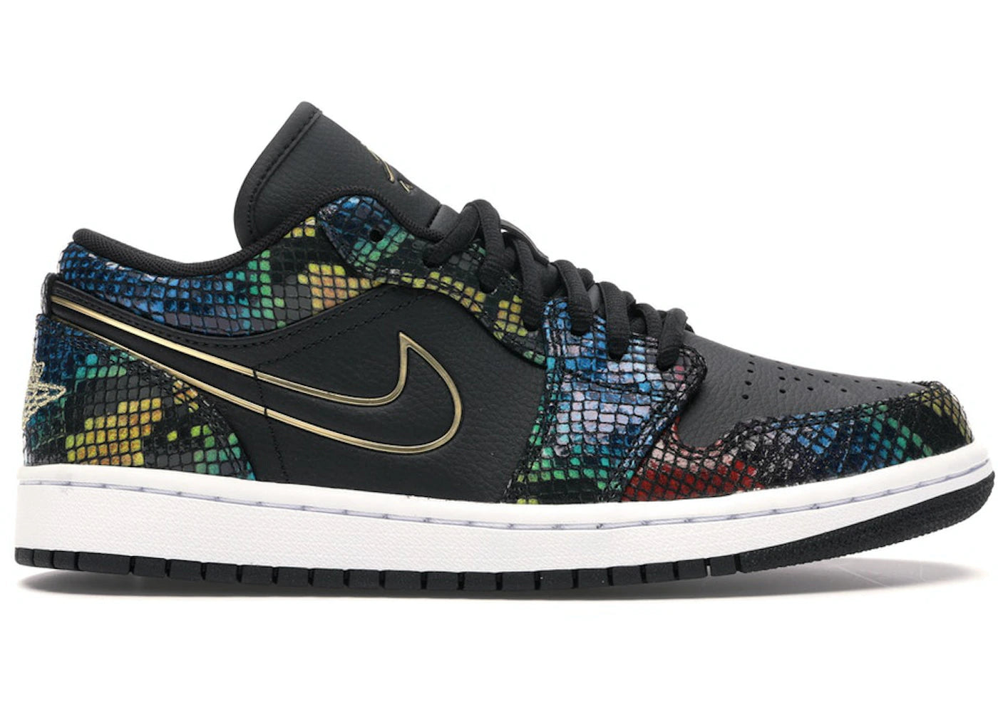 Jordan 1 Low Multicolor Snakeskin (2020) (Women'S)