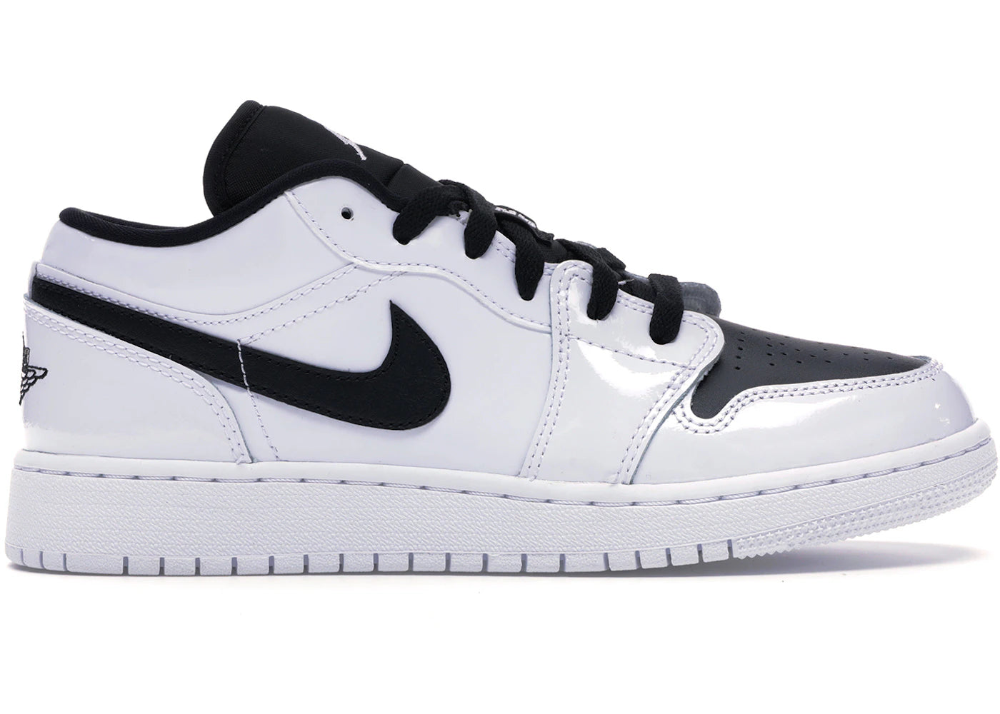Jordan 1 Low White Black Patent (Gs)