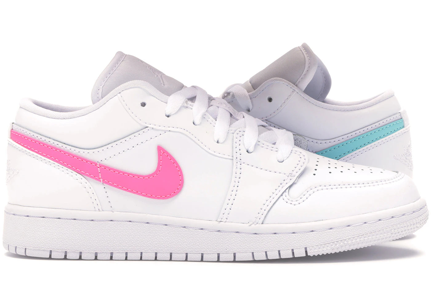 Jordan 1 Low White Neon (Gs)
