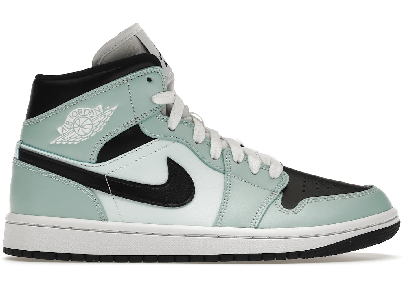 Jordan 1 Mid Aqua Blue Tint (Women'S)
