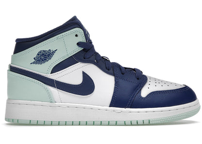 Jordan 1 Mid Mystic Navy Mint Foam (Gs)