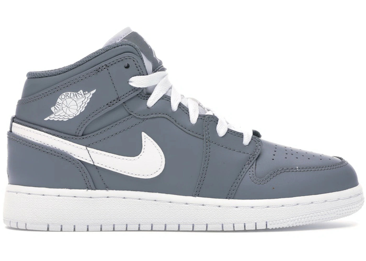Jordan 1 Mid Cool Grey White (Gs)