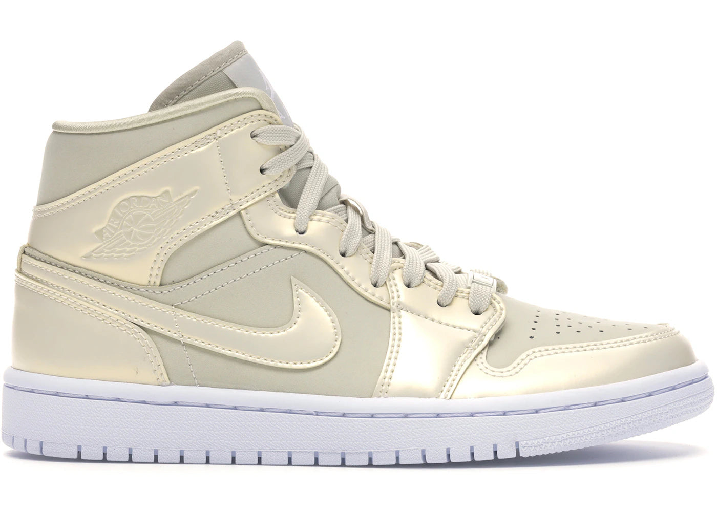 Jordan 1 Mid Goose Feather Yellow (Women'S)