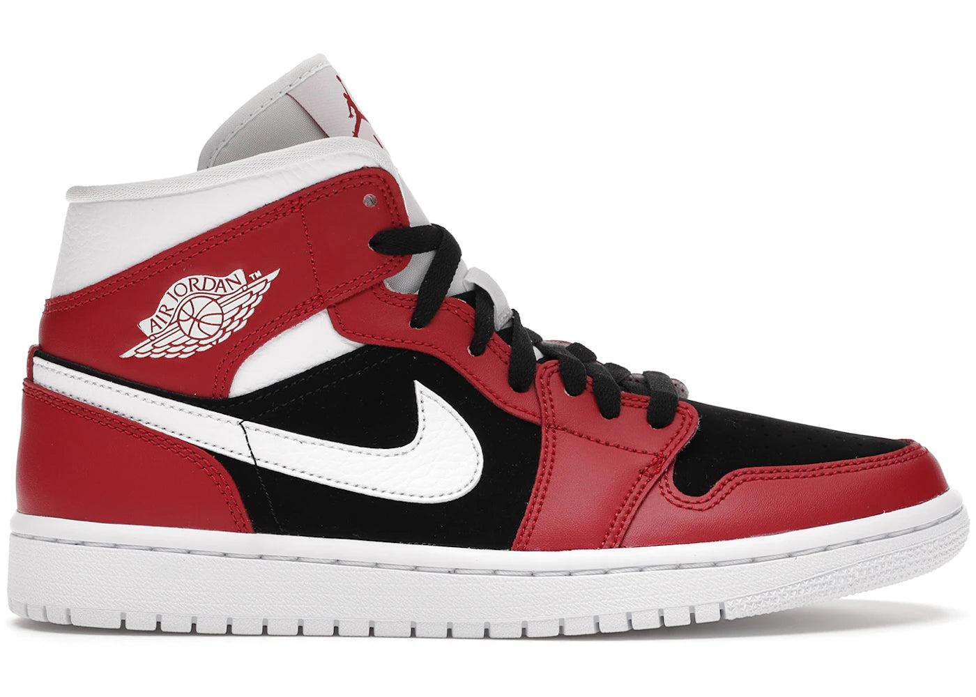 Jordan 1 Mid Gym Red Black (Women'S)