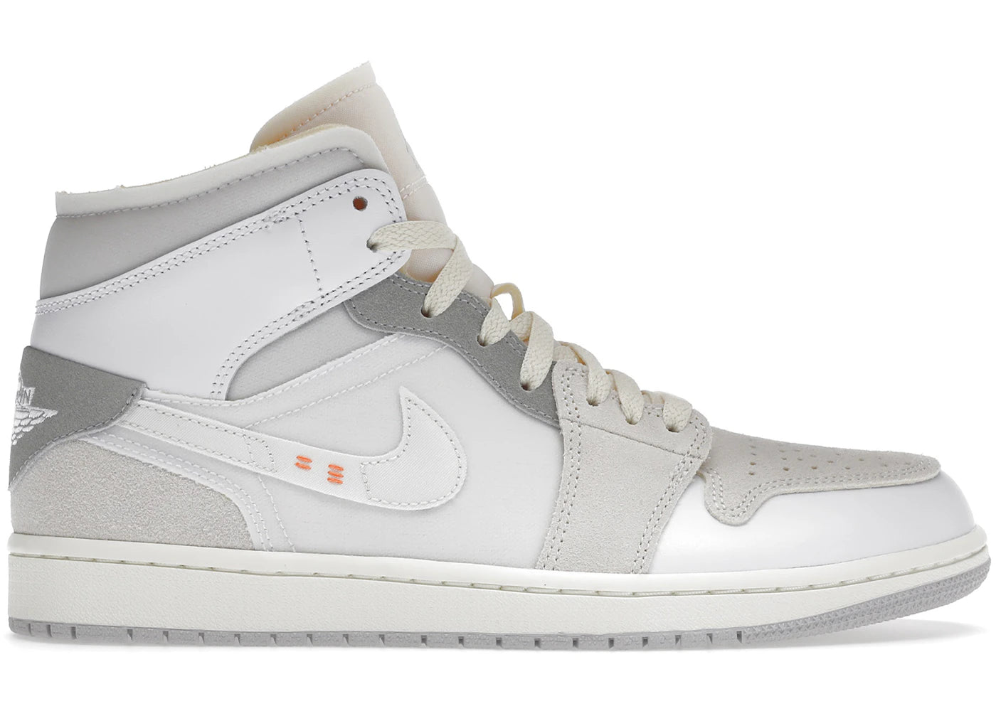 Jordan 1 Mid Se Craft Inside Out White Grey