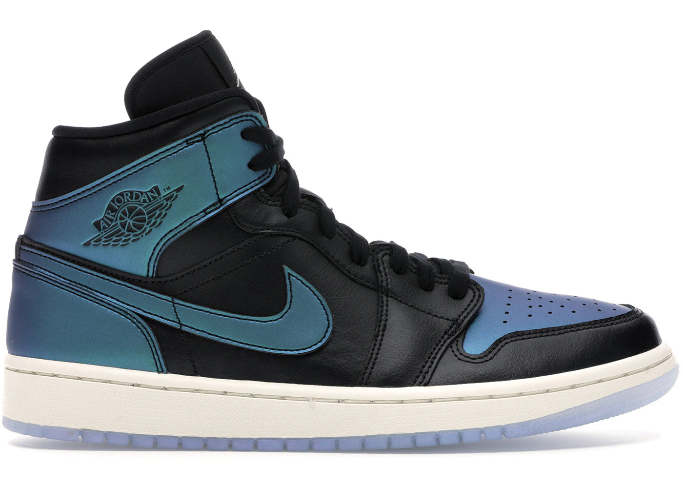 Jordan 1 Mid Iridescent Black (Women'S)