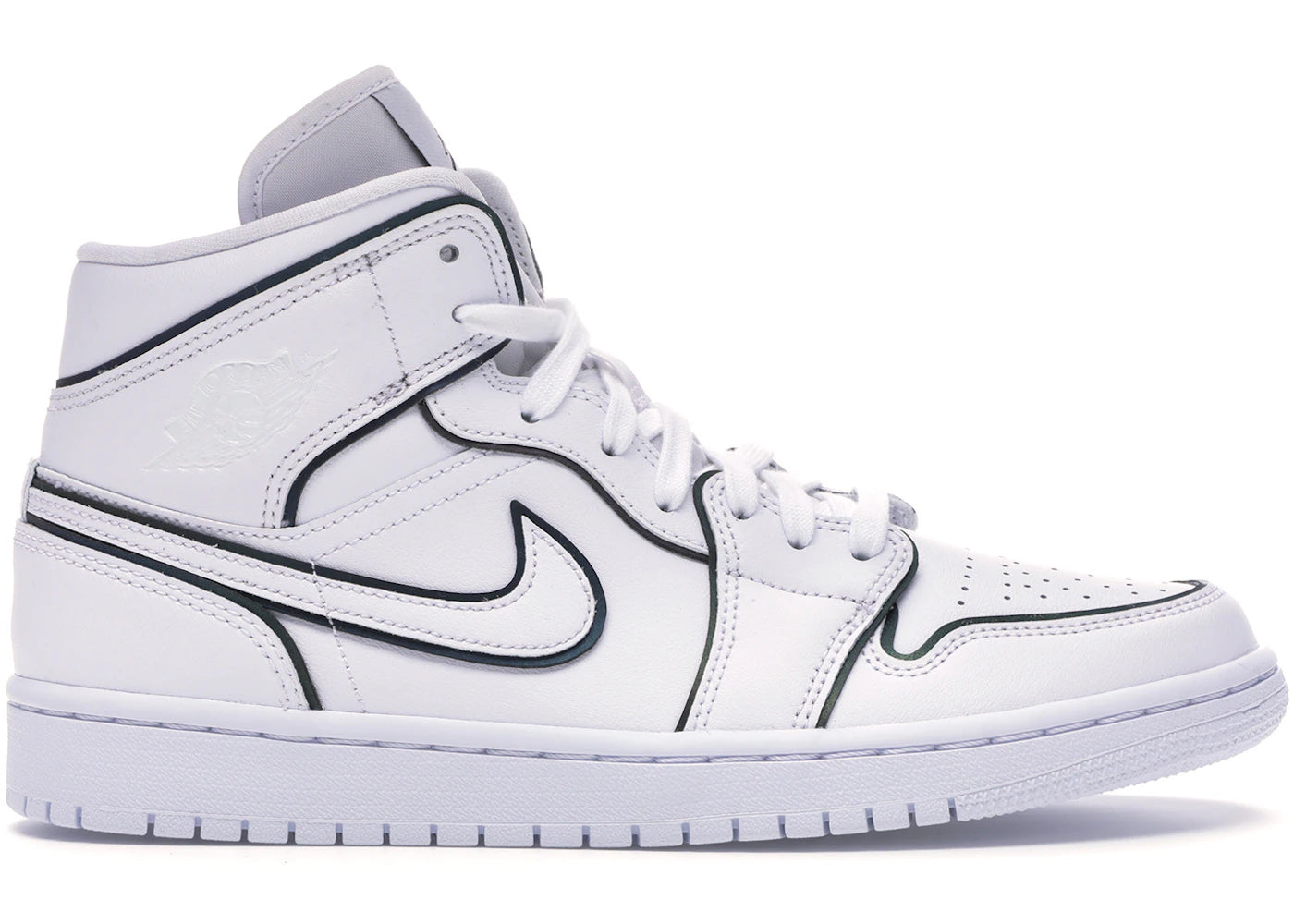 Jordan 1 Mid Iridescent Reflective White (Women'S)