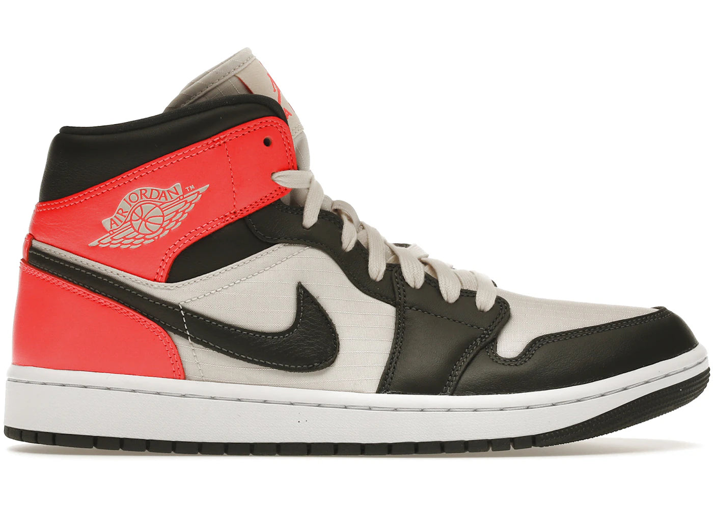 Jordan 1 Mid Newsprint Light Orewood Brown (Women'S)