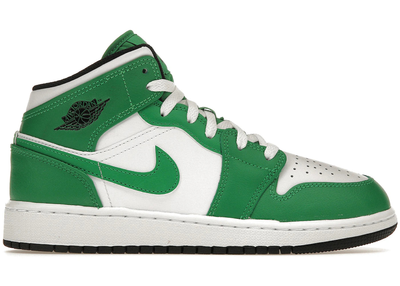 Jordan 1 Mid Lucky Green (Gs)