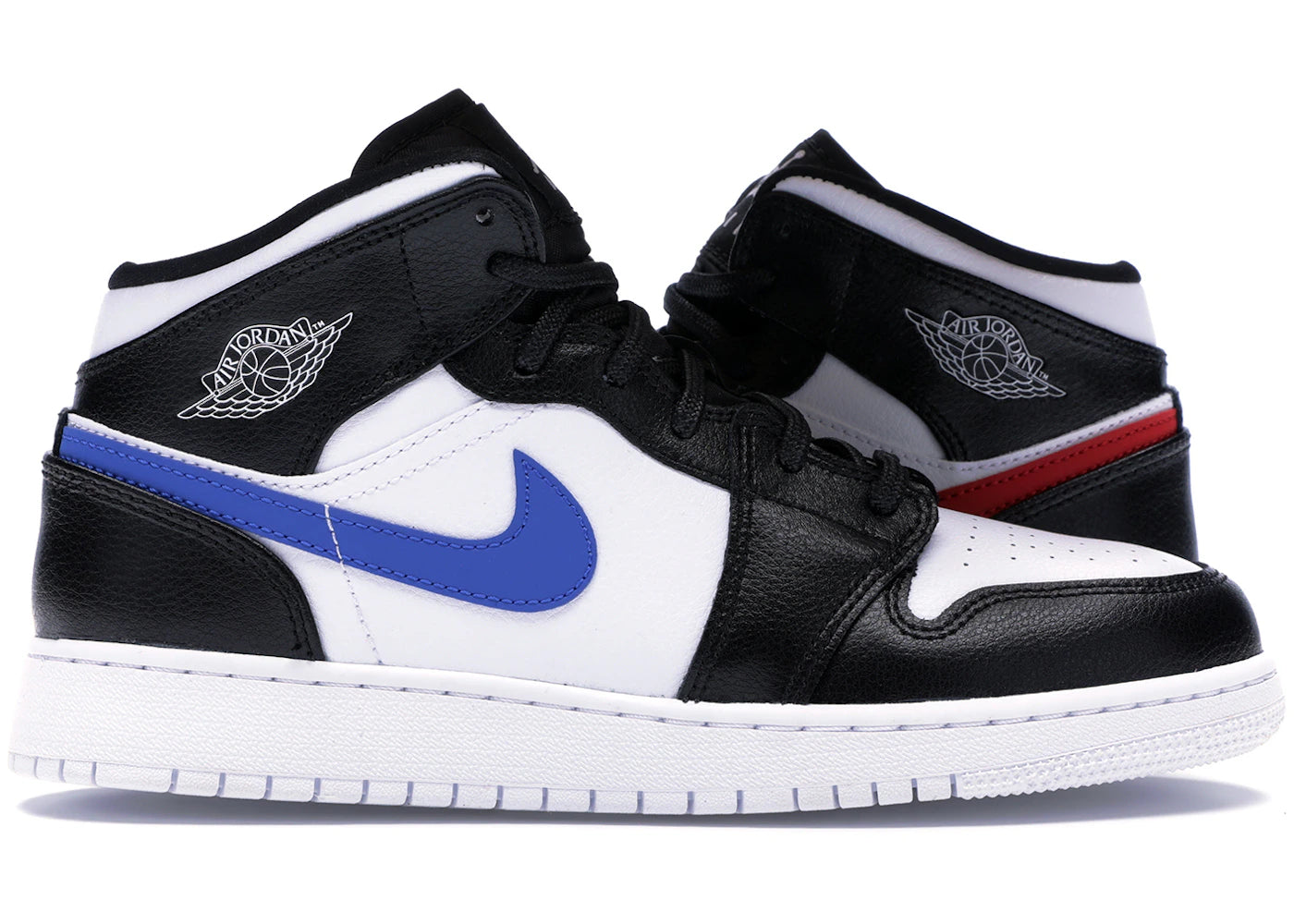 Jordan 1 Mid Multi-Color Swoosh (Gs)