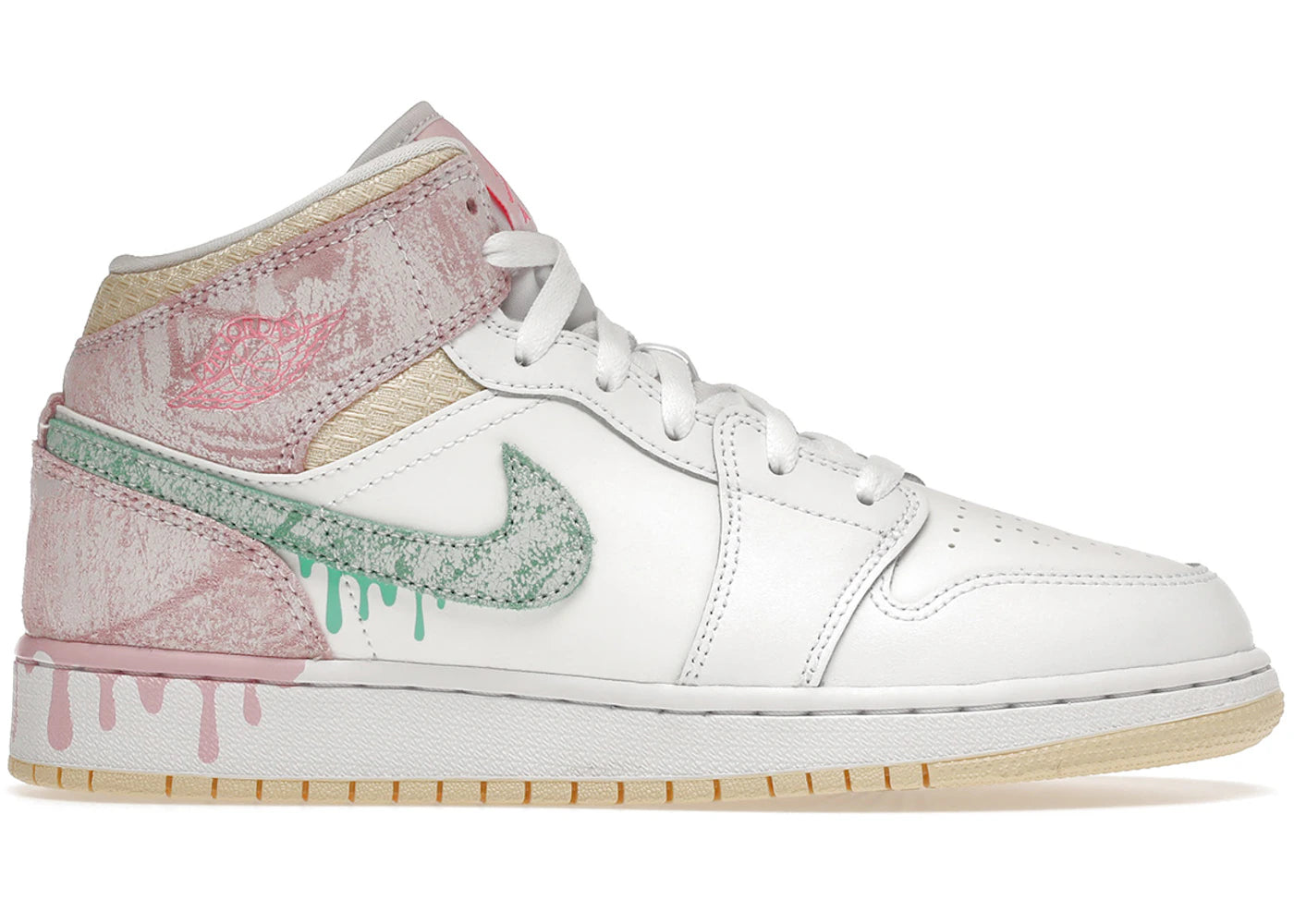 Jordan 1 Mid Paint Drip (Gs)