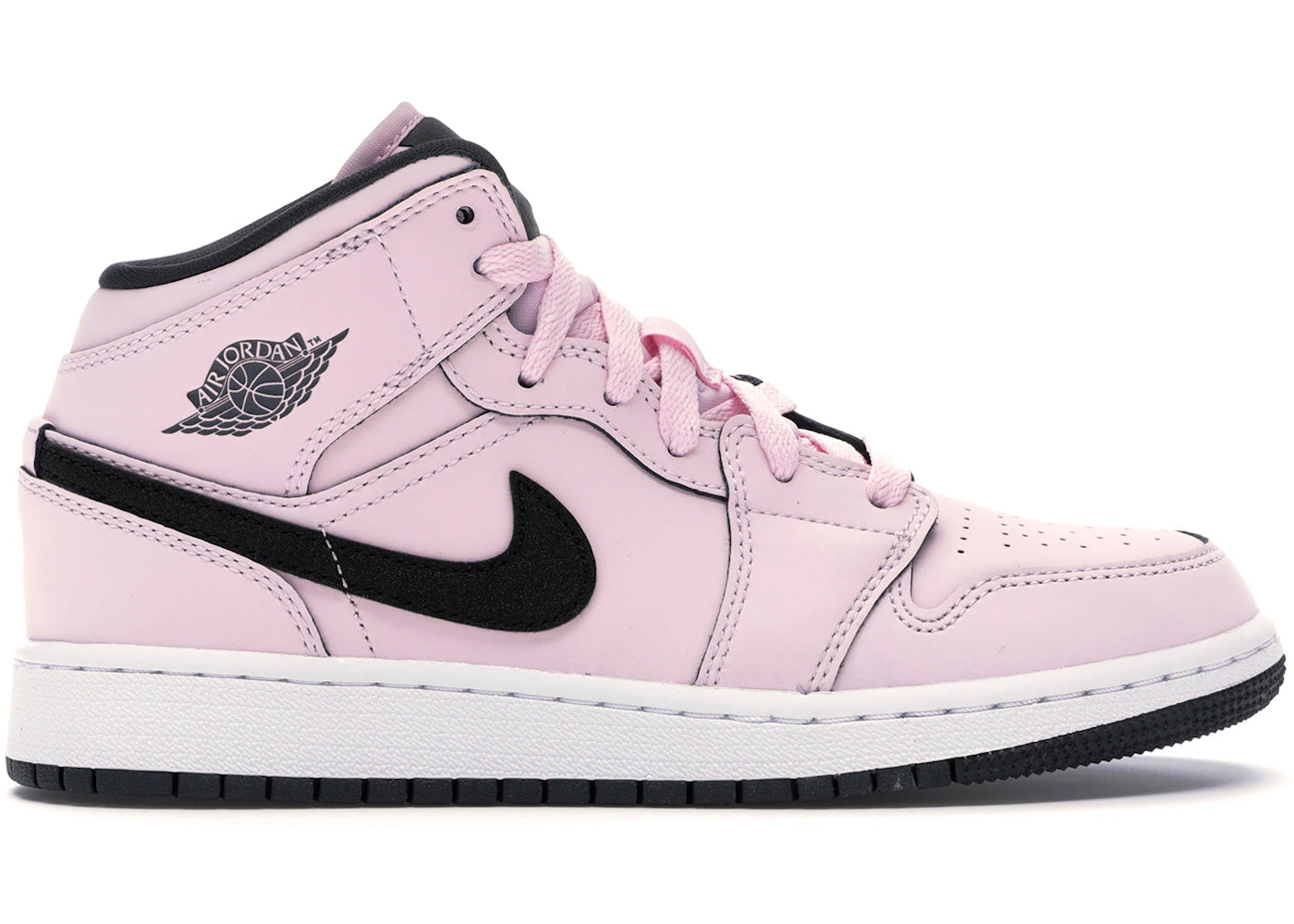 Jordan 1 Mid Pink Foam (Gs)