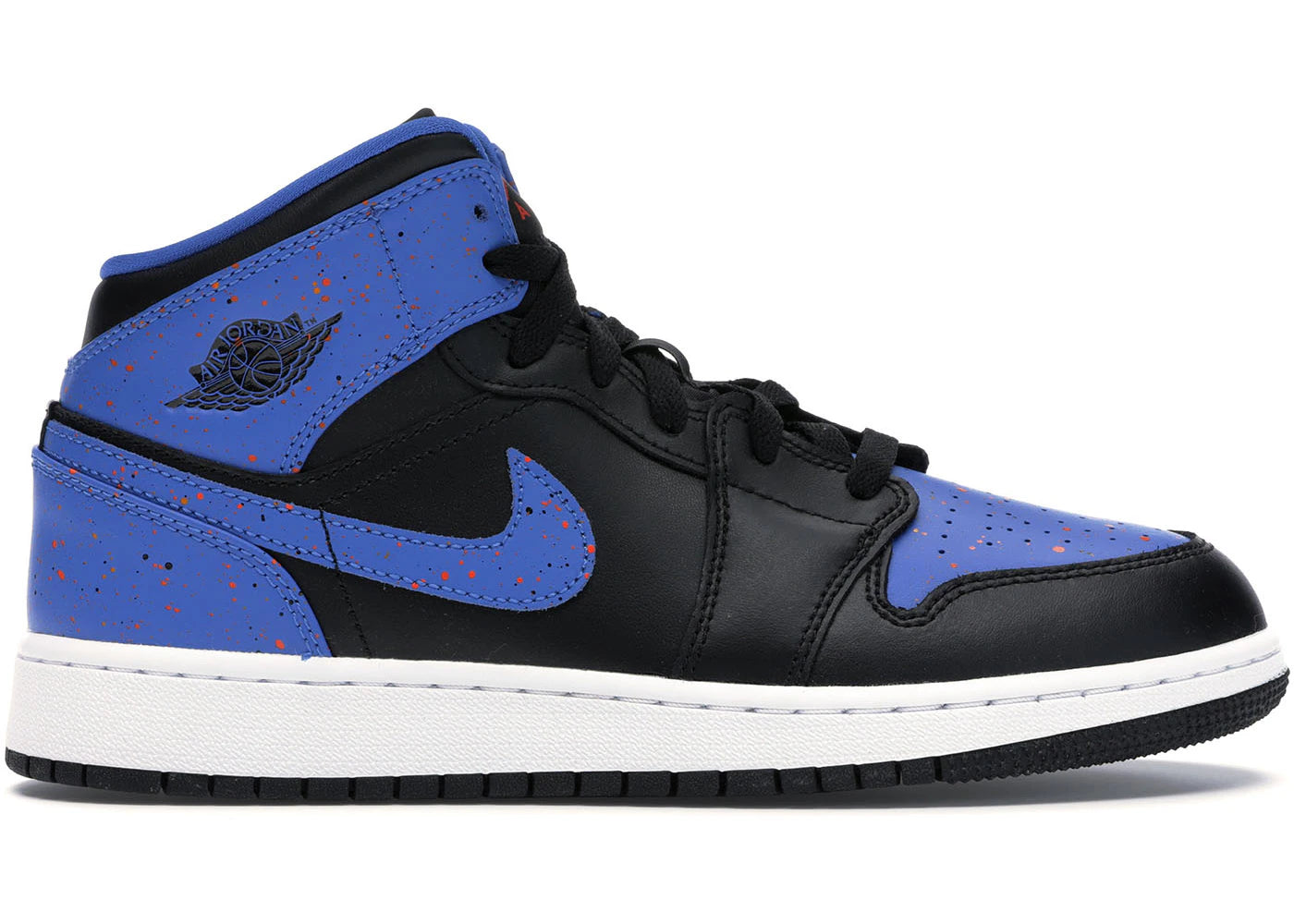 Jordan 1 Mid Royal Paint Splatter (Gs)