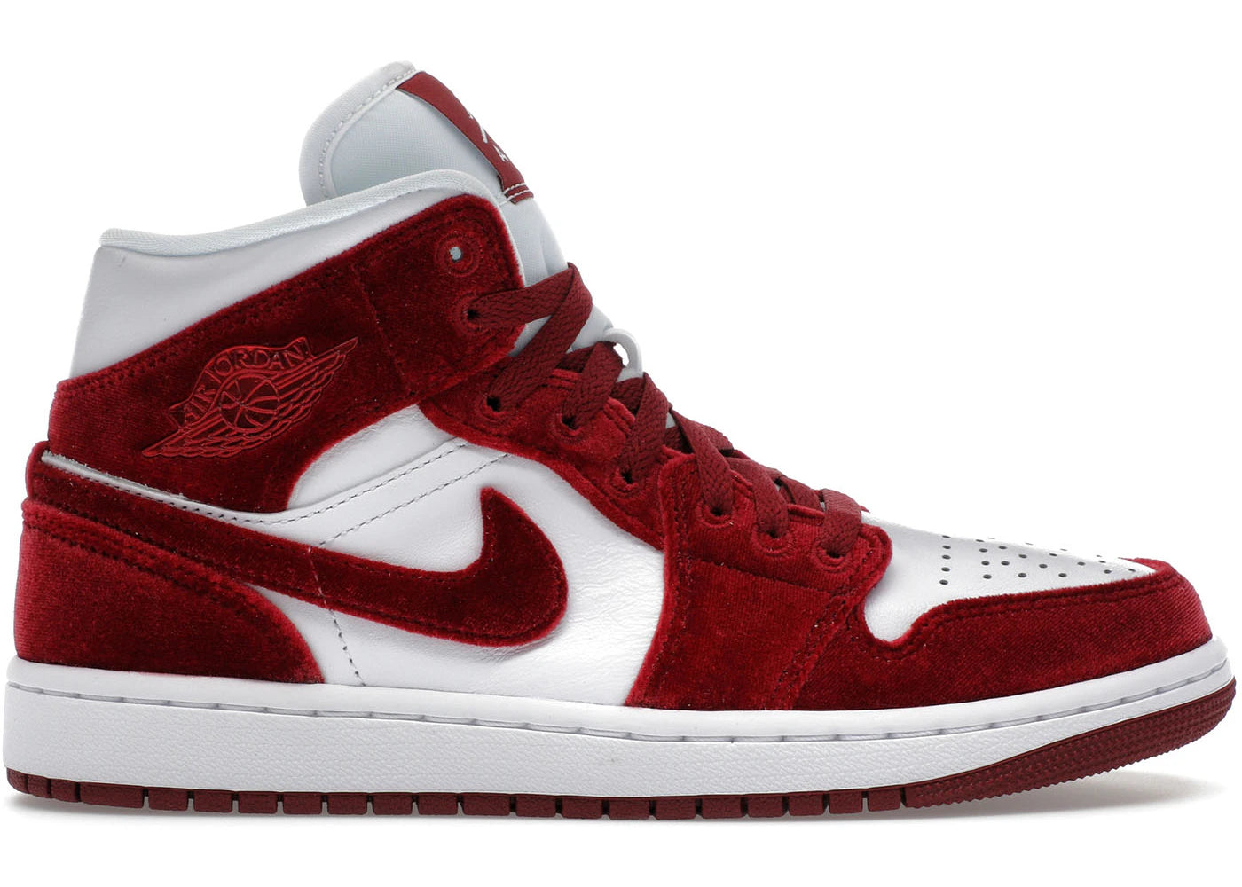 Jordan 1 Mid Se Red Velvet (Women'S)