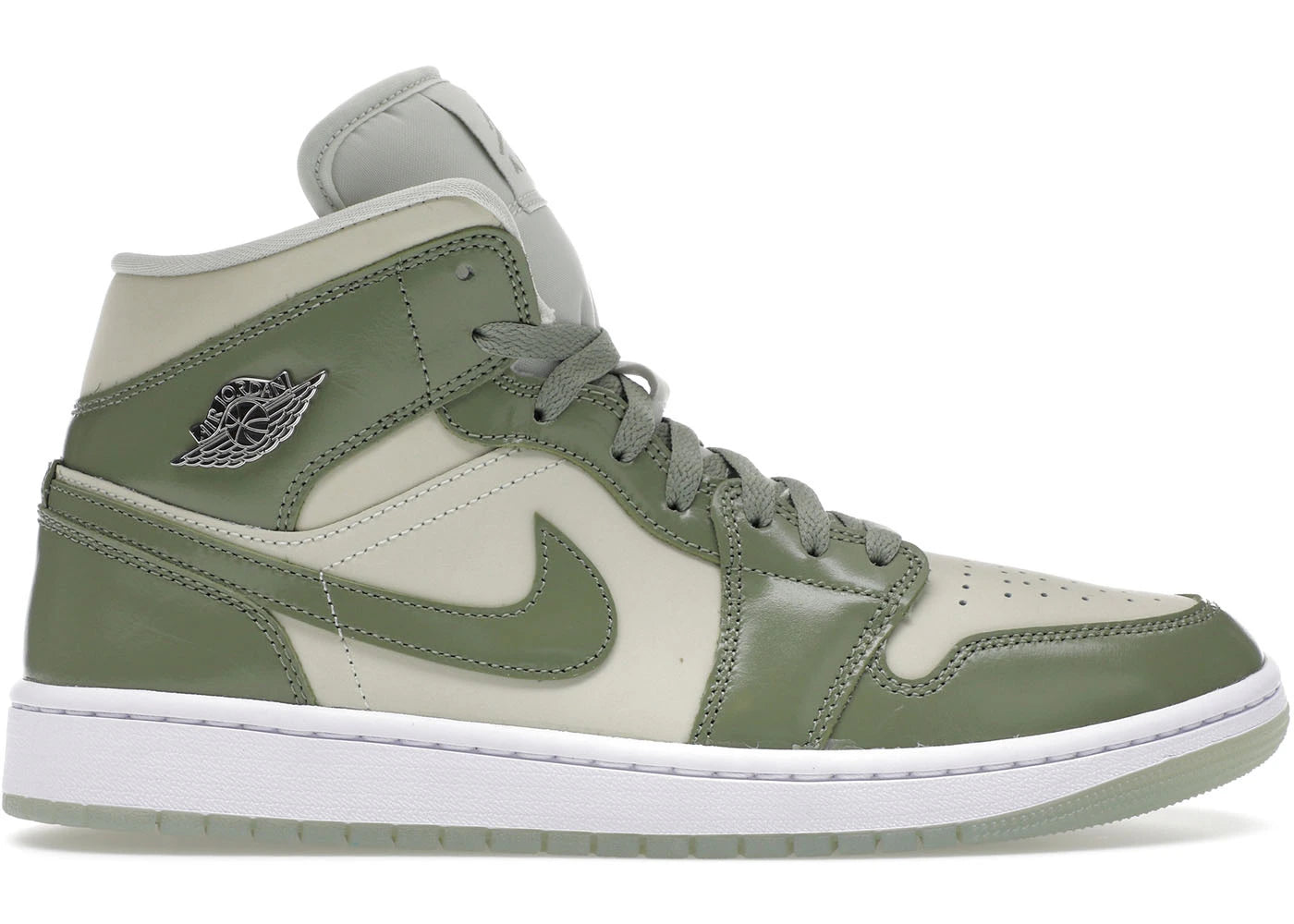Jordan 1 Mid Se Sea Glass Oil Green (Women'S)