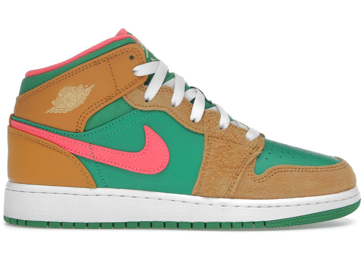 Jordan 1 Mid Se Chutney Lucky Green (Gs)