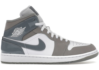 Men's Jordan 1 Mid SE White Medium Grey Cool Grey, front