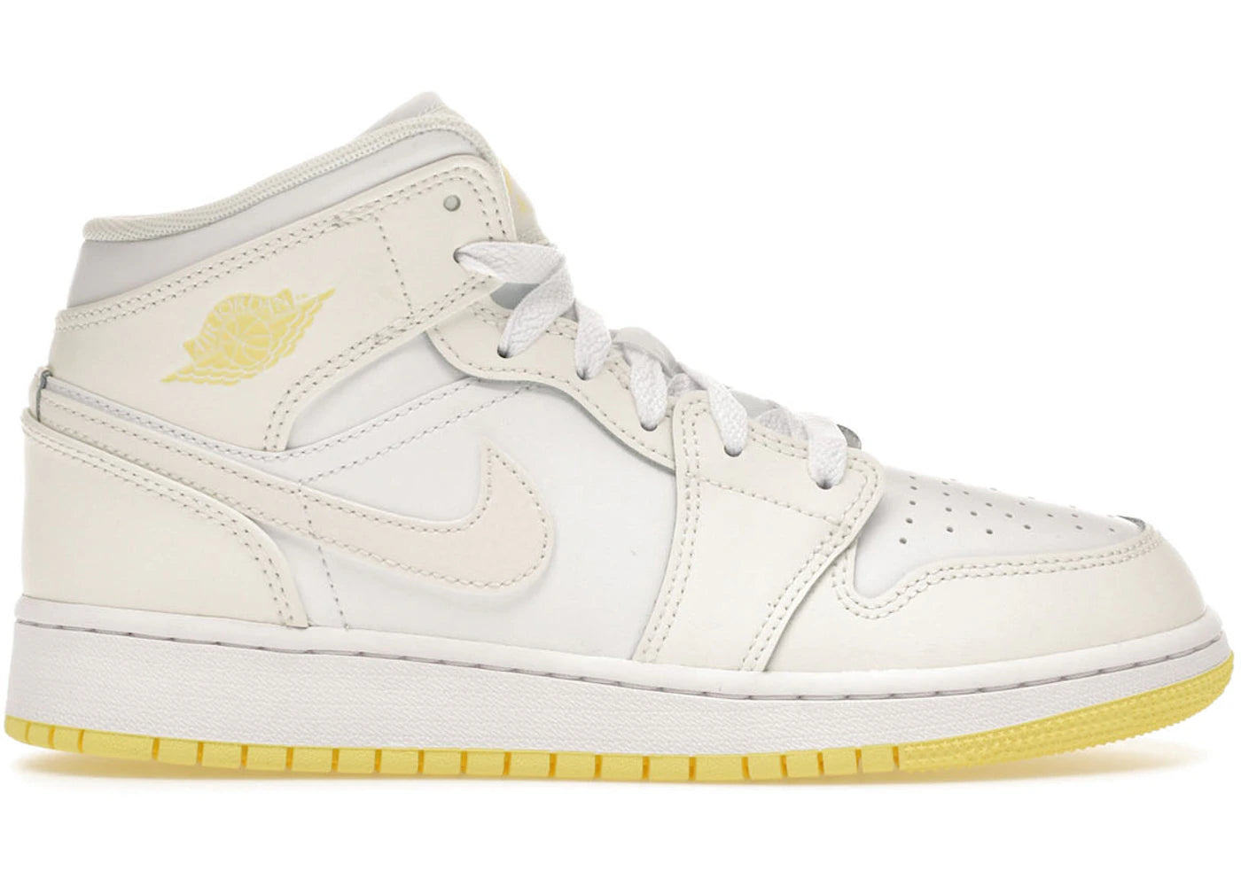 Jordan 1 Mid Sail Light Laser Orange (Gs)