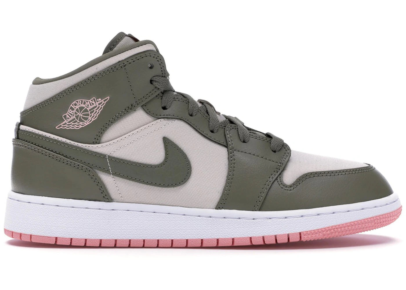 Jordan 1 Mid Trooper Bleached Coral (Gs)