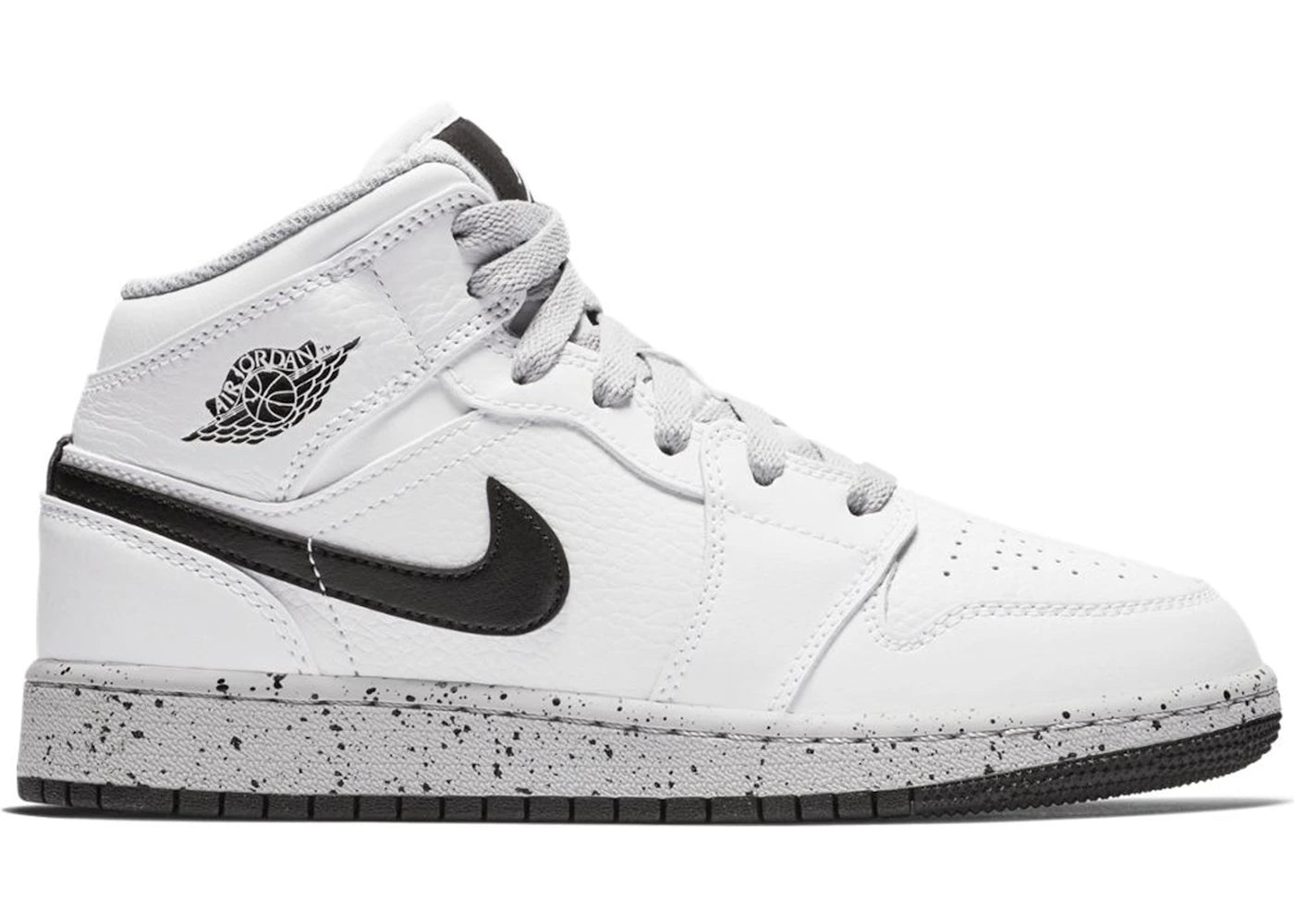 Jordan 1 Mid White Cement (Gs)