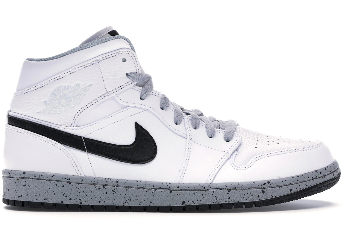 Jordan 1 Mid White Cement