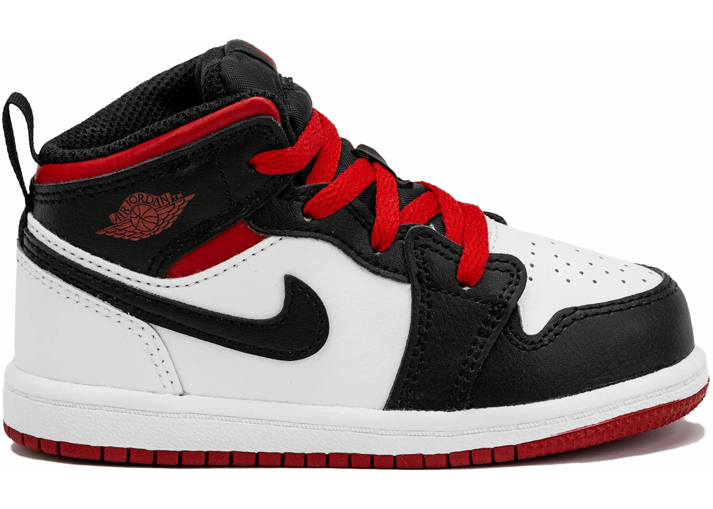 Jordan 1 Mid White Gym Red (Td)