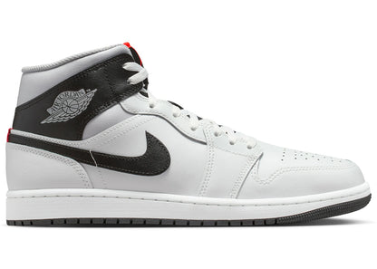 Jordan 1 Mid White Neutral Grey Infrared