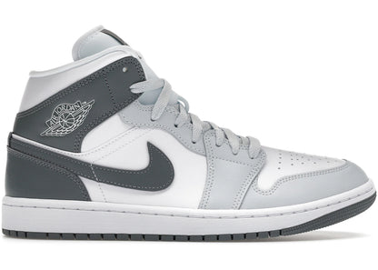 Jordan 1 Mid White Smoke Grey (Women'S)