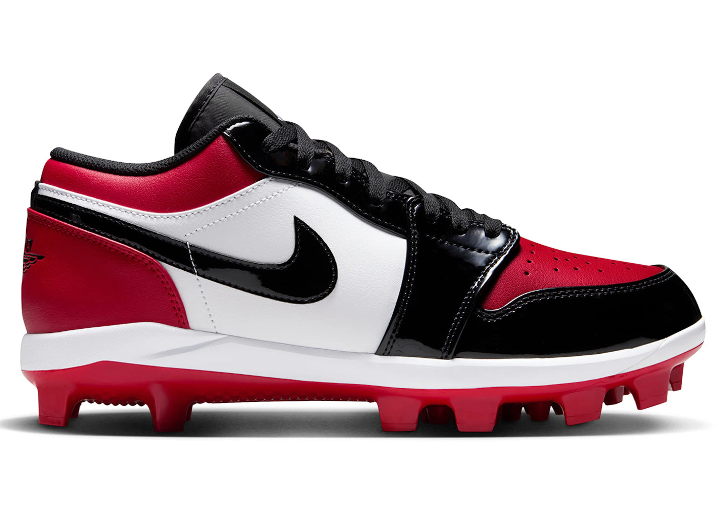 Jordan 1 Retro Mcs Low Patent Bred Toe