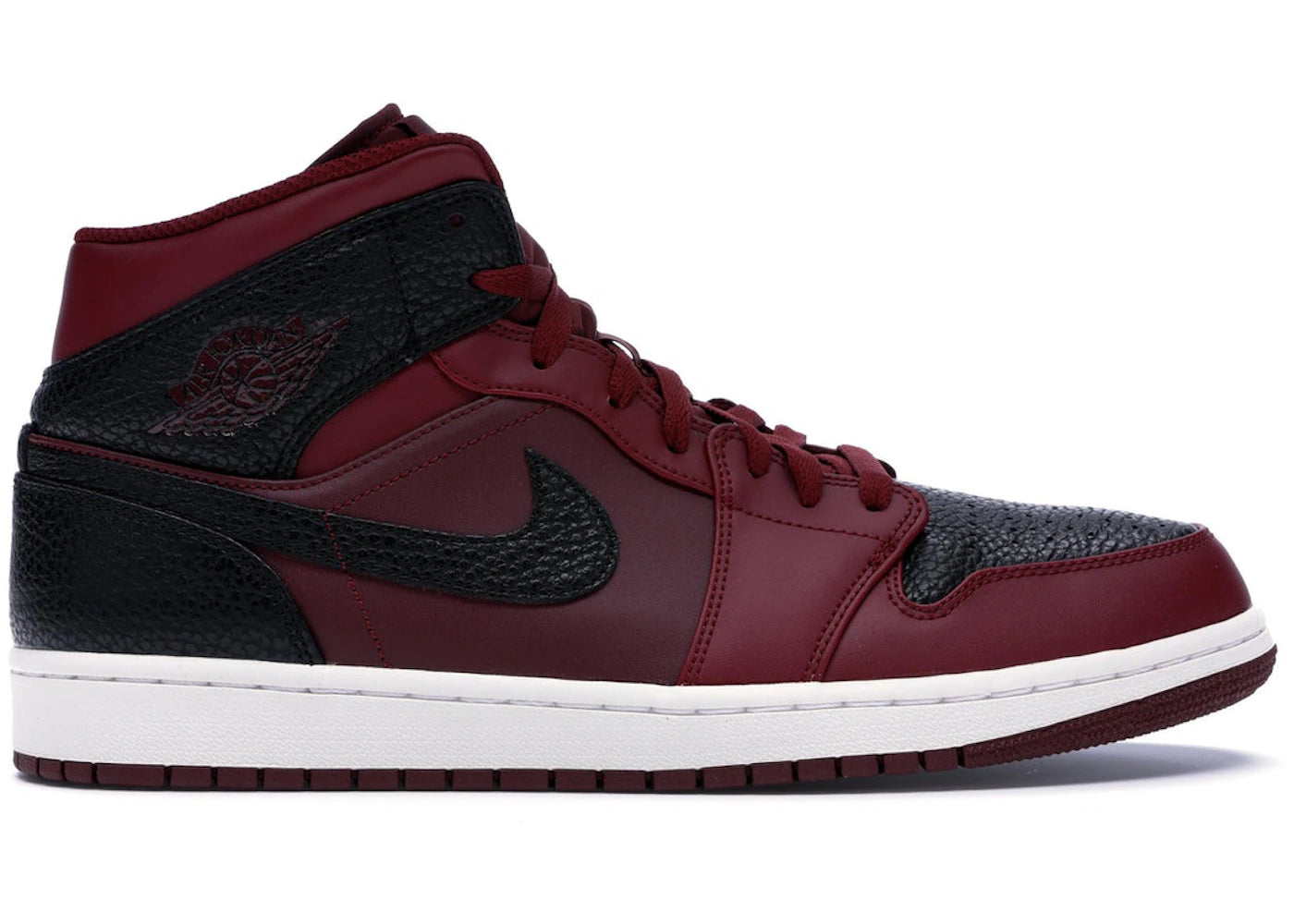 Jordan 1 Retro Mid Team Red Black