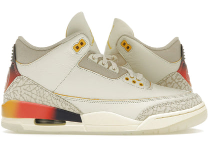 J Balvin Air Jordan 3 Retro Medellín Sunset, front