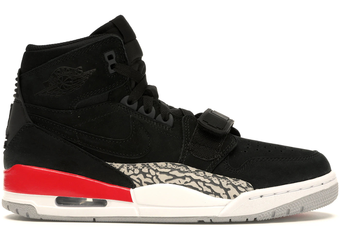 jordan legacy 312 black fire red