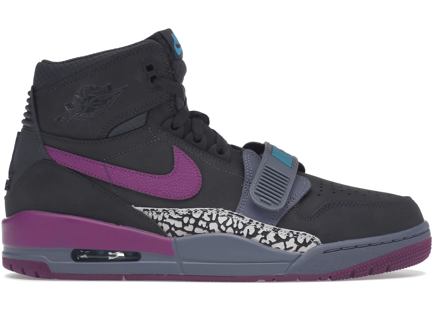 jordan legacy 312 dark grey purple