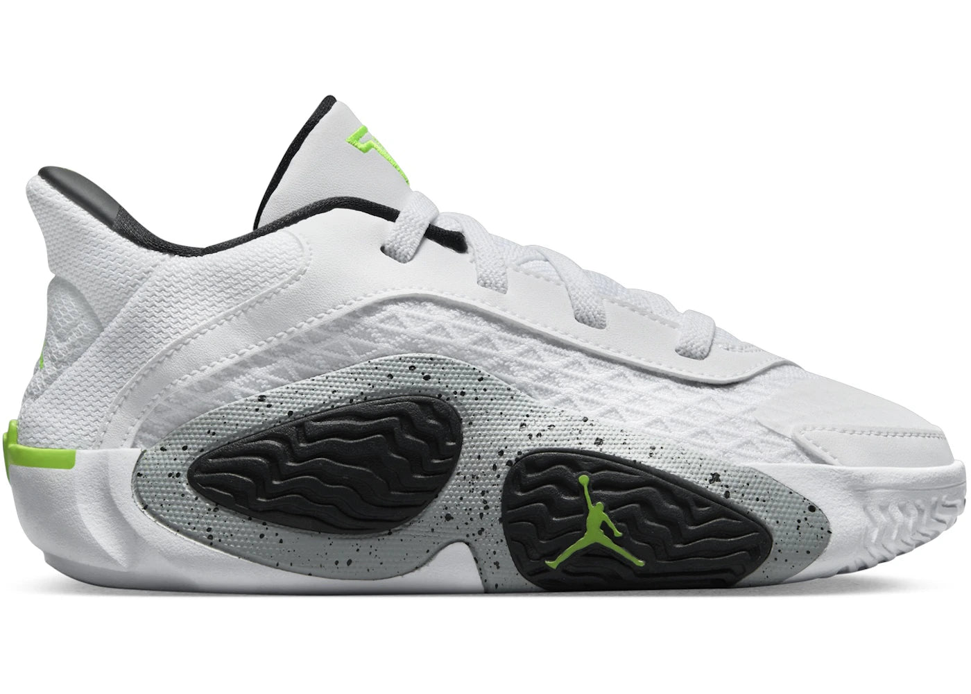 Jordan Tatum 2 White Black Wolf Grey Electric Green (Ps)