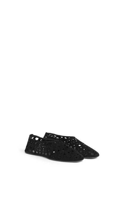 Alaïa Slippers Vienne In Suede Calfskin