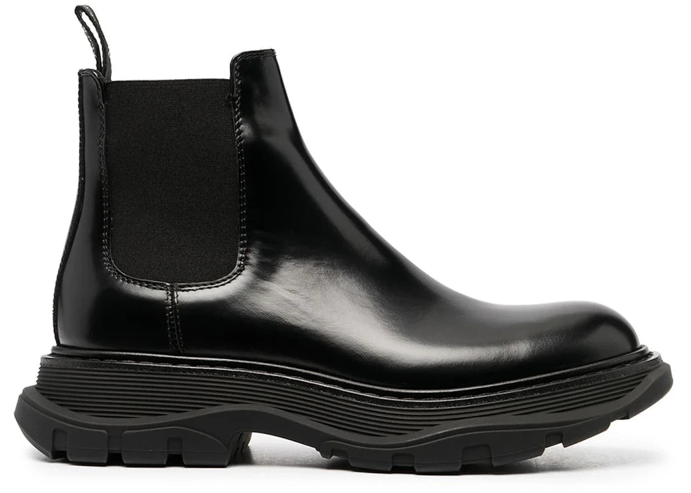 Alexander Mcqueen Chunky Sole Chelsea Boots Black (Women'S)