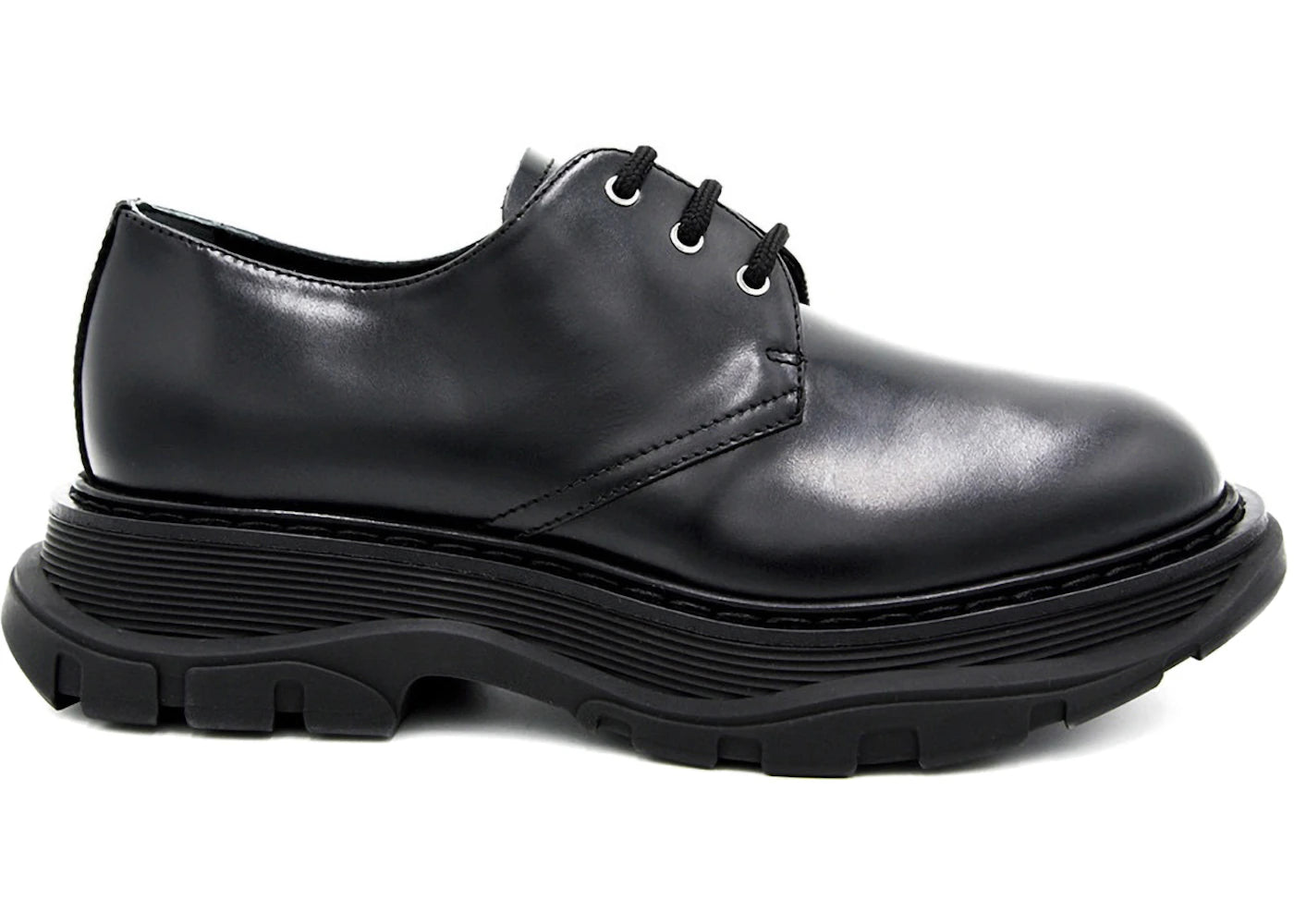 Alexander Mcqueen Chunky Sole Lace-Up Shoes Black