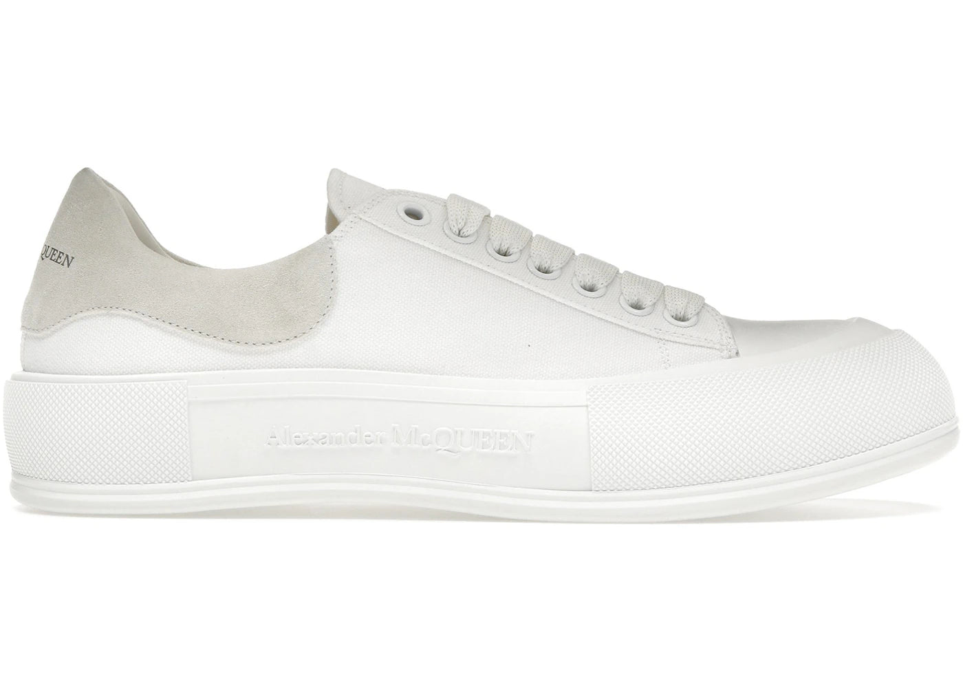 Alexander Mcqueen Deck Skate Plimsoll Lace-Up White (Women'S)