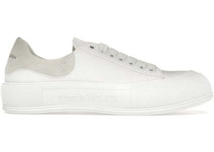 Alexander Mcqueen Deck Skate Plimsoll Lace-Up White (Women'S)