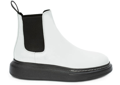 Alexander Mcqueen Hybrid Chelsea Boot Black White (Women'S)