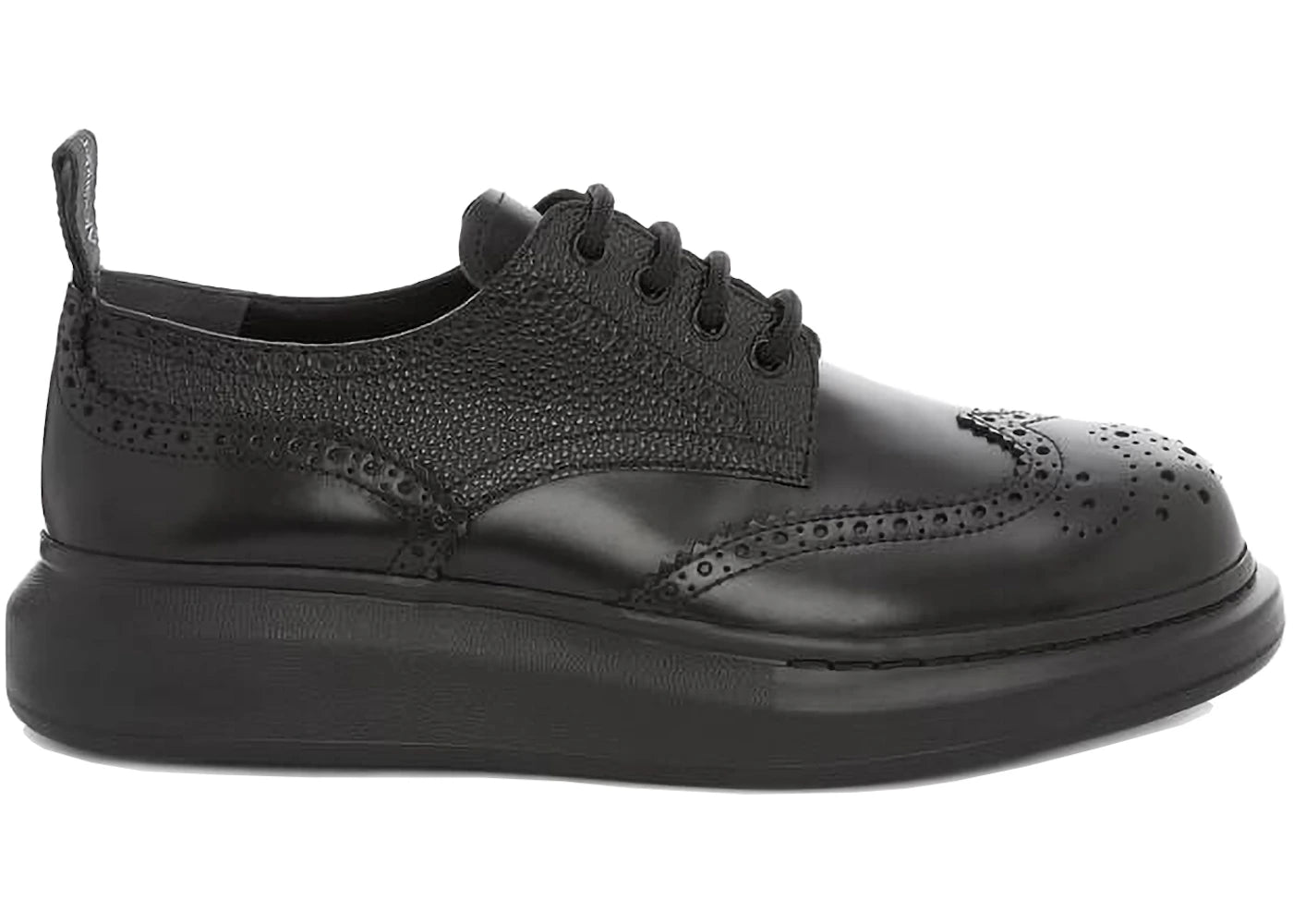 Alexander Mcqueen Hybrid Lace Up Black