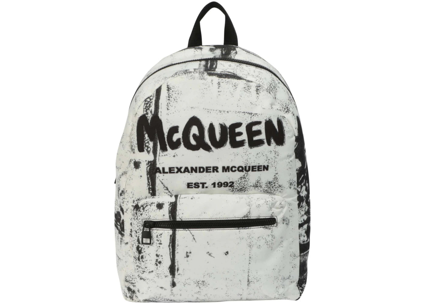 Alexander Mcqueen Metropolitan Backpack Black/White