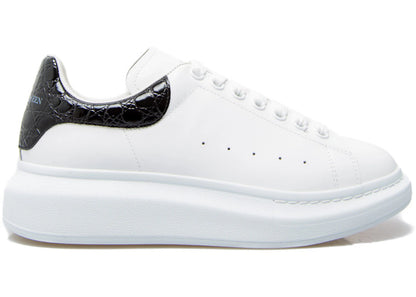 Alexander Mcqueen Oversized Black Crocodile
