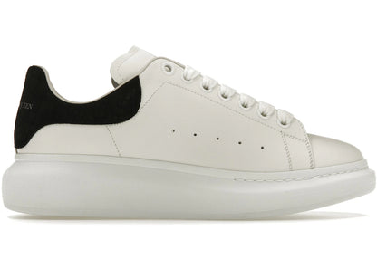 Alexander Mcqueen Oversized Black Embossed Suede Croco