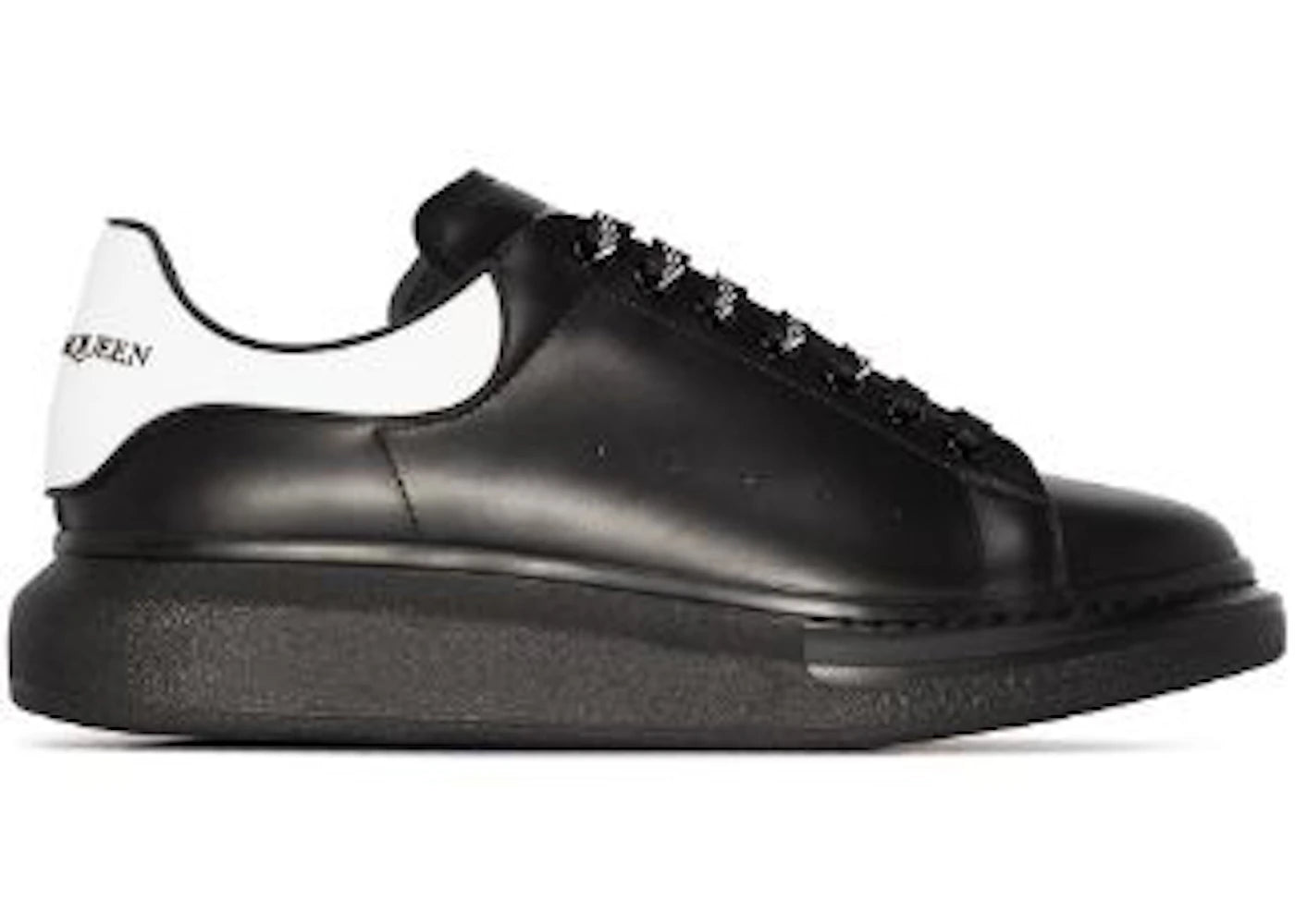 alexander mcqueen oversized black white tab